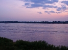 Abendstimmung, Blick vom linken Ufer in Memphis, Tennessee