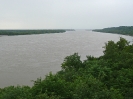 Blick vom linken Ufer des Mississippi (Mississippi State-Seite) bei Natchez, Mississippi