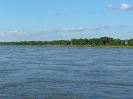 das linke Ufer des Mississippi (Tennessee-Seite) bei Memphis, Tennessee