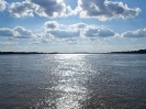 das rechte Ufer des Mississippi (Arkansas-Seite) bei Memphis, Tennessee